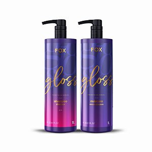 NOVO KIT ESCOVA PROGRESSIVA FOX GLOSS (FRETE GRÁTIS)