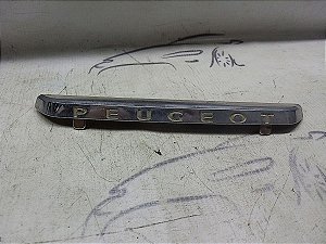 Emblema Escrito Grade Dianteira Peugeot 208 14/15 1.6 16v