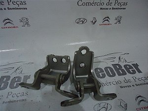 Par Dobradiça Completa Porta Tras Esq Honda City 2013 Orig.