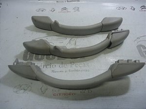 Kit 3 Alças Puxadores Teto Citroen Aircross C3 Pic Original