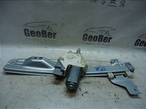 Maquina E Motor Vidro Traseiro Direito Citroen C4 Pallas