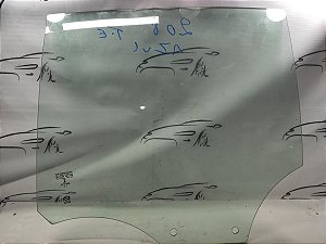 Vidro Porta Traseira Esquerda Peugeot 208 22/23 Original