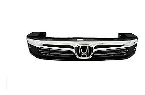 Grade Radiador Honda Civic 12 A 14 Preto Brilhante Com Friso