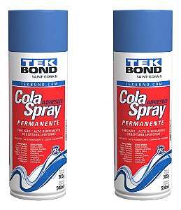 2x Cola Para Artesanato Cola Spray Permanente 305g/500ml