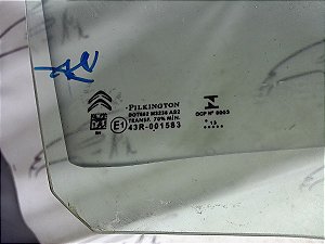 Vidro Da Porta Dianteira Direita Citroen C3 16/17 Original