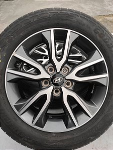 JOGO RODAS COM PNEUS 215/60/17 HYUNDAI CRETA 2.0 18/19