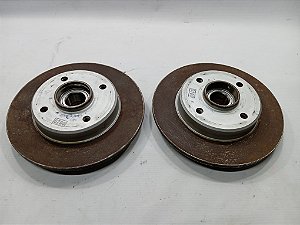 PAR DE DISCOS DE FREIO TRASEIROS PEUGEOT 2008 1.6 2019-20