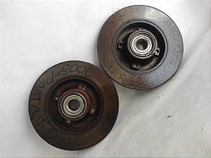 PAR DISCO DE FREIO TRASEIRO PEUGEOT 2008 18/19 1.6 16V