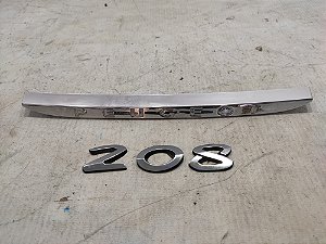 KIT EMBLEMA TRASEIRO PEUGEOT 208 PEUGEOT 208 1.6 AT6 19/20