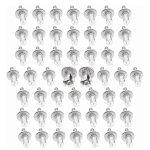 REBITES FIXADORES GRAMPOS EM ALUMINIO 7MM - KIT 100 PEÇAS