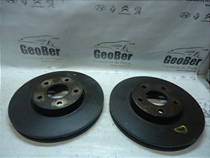 Par De Discos De Freio Dianteiros Ford Focus 2013 1.6