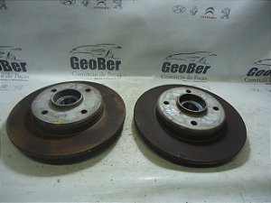 Par Discos De Freio Traseiro Peugeot 2008 15/16 1.6 16v