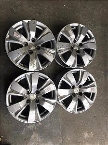 Jogo Rodas Sem Pneu Peugeot 2008/308/208 Citroen Original