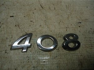 Kit Emblemas Tampa Traseira Peugeot 408