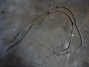 Par De Cabo Freio Mao Citroen C4 Lounge 2.0 14/15 Automatico