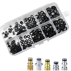 KIT 225 ANEIS VEDAÇAO BORRACHAS REPAROS BICO ALTA PRESSAO