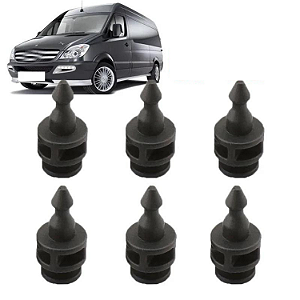 KIT 6 BATENTES PRESILHAS  GRAMPOS Lampada LANTERNA SPRINTER