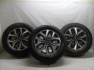 RODA ORIGINAL LIGA LEVE ALUMINIO E PNEU 205/65/16 CRETA 2023