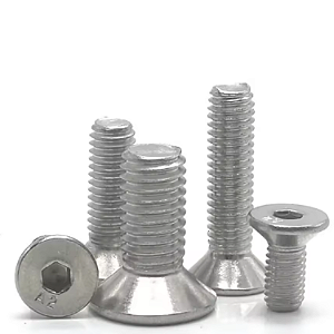 KIT 10 PARAFUSOS M6 20MM PARA CHAVE ALLEN INOX CABEÇA PLANA