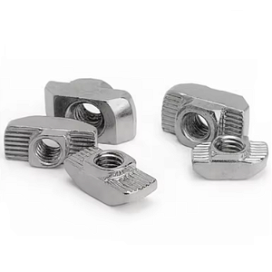 50 PORCAS DESLIZANTE CABEÇA MARTELO RANHURA T M3 P/ ALUMINIO
