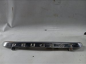 EMBLEMA FRISO DIANTEIRO CROMADO PEUGEOT 208 2013 2014 ORIG.