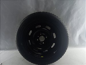 RODA STEP ARO 15 ZERO KM DETALHE PNEU PEUGEOT 208 2013 2014