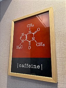 Quadro fórmula do café com moldura - 42 x 33 x 4,0 cm - Artimage