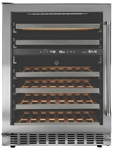 Adega Evol, para 46 garrafas, Wine Center Smart 46g, Dual Zone - Wifi abertura da porta para a Esquerda, App Evol Smart, Visualização dos dois rótulos de forma confortável, 22OV - Casa de Lila