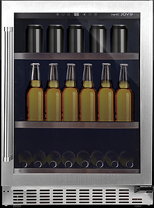 Cervejeira 135 Litros - Wifi Porta Direita, App Evol Smart, 3 Prateleiras de aço cromado, Modo Festa, Temperatura de 5° a -9°C-127V-Evol