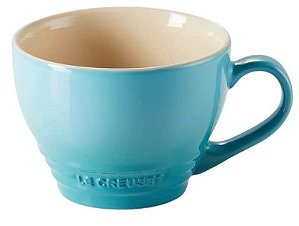 Caneca Bistrô 400 ml Azul Caribe- Le Creuset