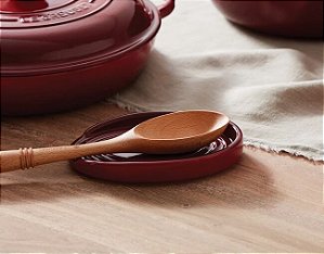 Descanso Oval para Colher vermelho - Lê Creuset