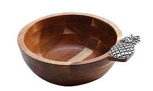 Bowl em madeira- Abacaxi