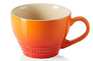 Caneca Bistrô 400 ml Laranja- Le Creuset