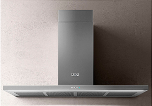 Coifa 120 cm, de parede, 1.000 m³/h, emblema cromado, painel touch, barra de LED, baixo ruído de 46 dB a 63 dB, Tecno Professional- 220V