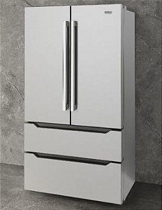 Refrigerador French door, 636 litros, ice maker autom. 2 gavetas freezer, inverter, 220V-ORIGINAL- Tecno