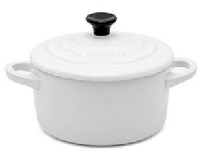 Mini Cocotte White de Cerâmica -Lê Creuset