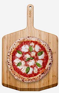 Espátula de Bambu 16 Ooni para Pizza com Tábua de Servir Integrada - Casa de Lila