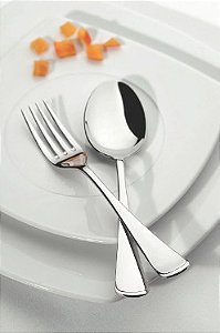 Faqueiro Tramontina Mônaco em Aço Inox com Facas de Mesa Forjadas - Sem Estojo 130 Peças
