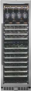 Adega Evol , para 160 garrafas, Wine Center Smart 160g, Dual Zone - Wifi, abertura da porta para a Direita, App Evol Smart, Visualização dos dois rótulos de forma confortável-220V