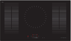 Cooktop de Indução 90 cm, 5 zonas a indução, filotop, com função bridge, booster, timer e painel slider control, Tecno -220V