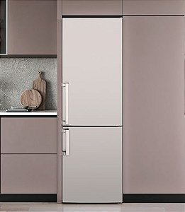 Refrigerador Bottom Freezer, 324 litros, portas em Inox, piso ou embutido, portas reversíveis, Inverter- 220V