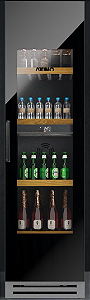 Cervejeira - Champanheira  – Bebidas 3 em 1 Dual Zone Attimo  300 Litros Built-In Black-127V