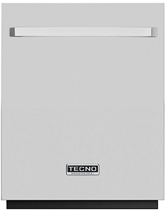 Lava Louças 60 cm, de embutir, porta em inox, puxador retangular, 14 serviços, 9 programas, Tecno Original-220V