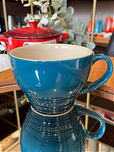 Caneca Bistrô 400 ml Deep Teal - Le Creuset