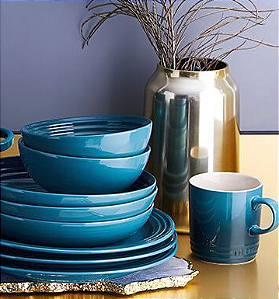 Caneca Café 350ml Deep Teal - Lê Creuset