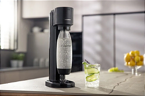 Máquina para Gaseificar Água Gaia SodaStream - Preto