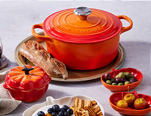 Panela Redonda 20 cm Signature Laranja - Le Creuset