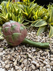 Adorno verdor Alcachofra de Resina