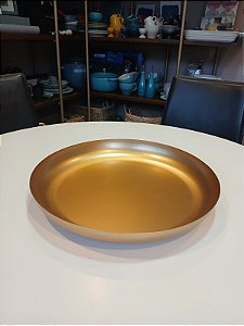 Centro de mesa em metal Dourado - 42cm