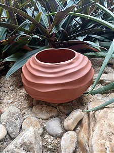 Vaso Chaco Gordo Médio Terracota – 17 x 26 cm
